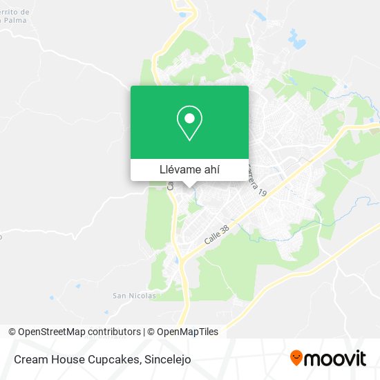 Mapa de Cream House Cupcakes