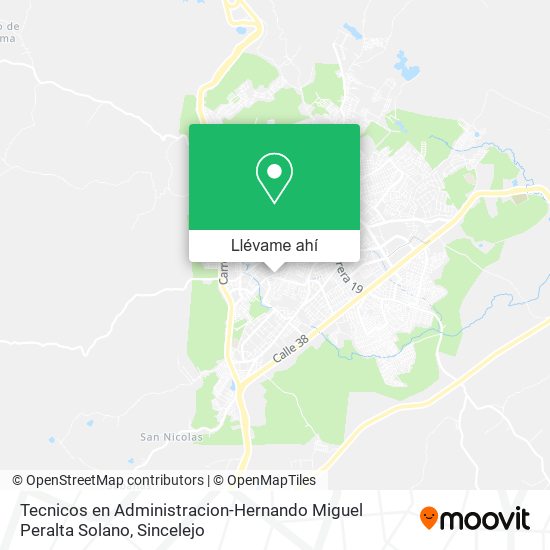Mapa de Tecnicos en Administracion-Hernando Miguel Peralta Solano