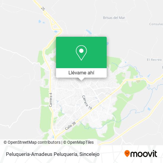 Mapa de Peluqueria-Amadeus Peluquería