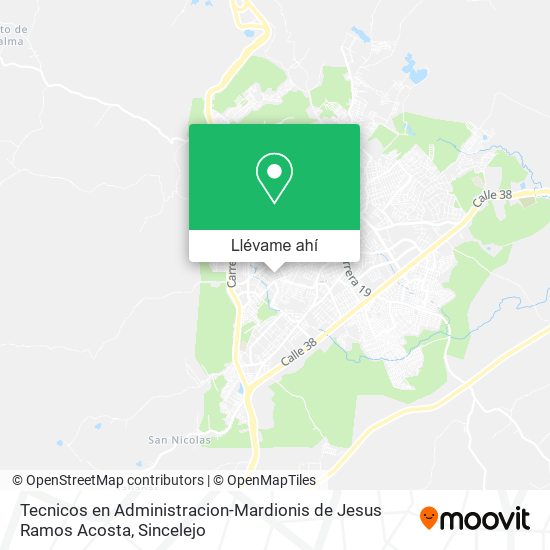 Mapa de Tecnicos en Administracion-Mardionis de Jesus Ramos Acosta