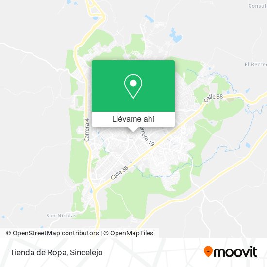 Mapa de Tienda de Ropa