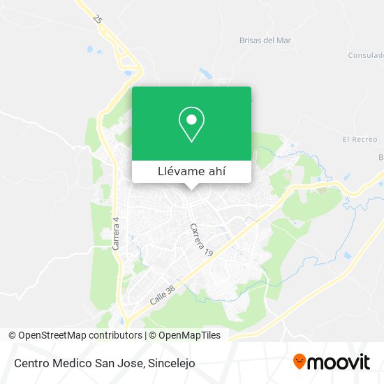 Mapa de Centro Medico San Jose