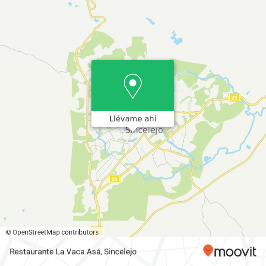 Mapa de Restaurante La Vaca Asá, Calle 28 16 Majagual, Sincelejo, 700002