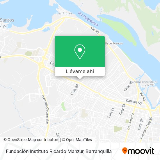 Mapa de Fundación Instituto Ricardo Manzur
