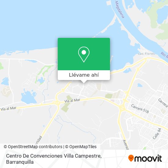 Mapa de Centro De Convenciones Villa Campestre