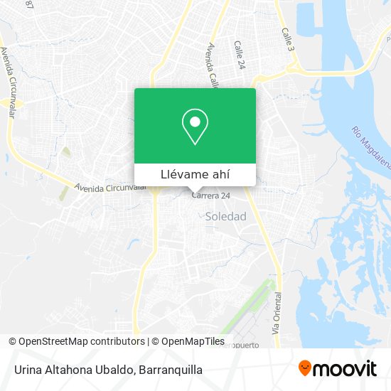 Mapa de Urina Altahona Ubaldo