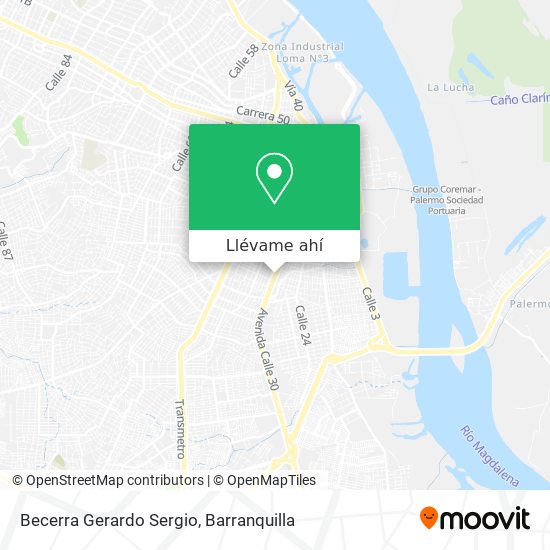 Mapa de Becerra Gerardo Sergio