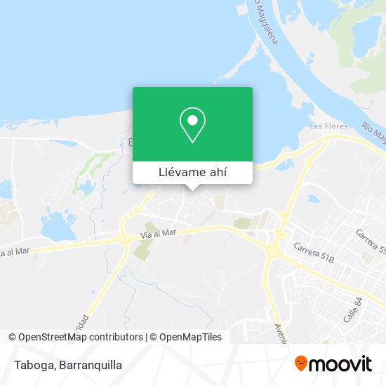 Mapa de Taboga