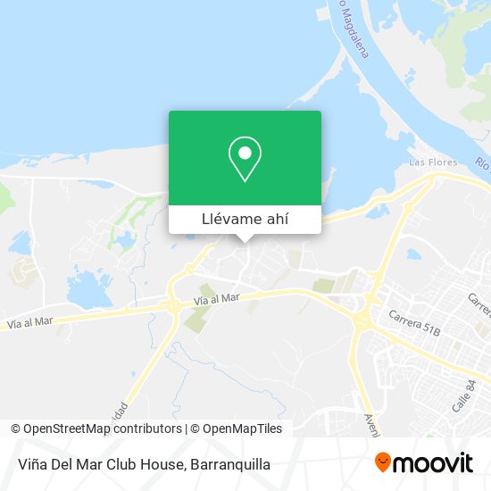 Mapa de Viña Del Mar Club House