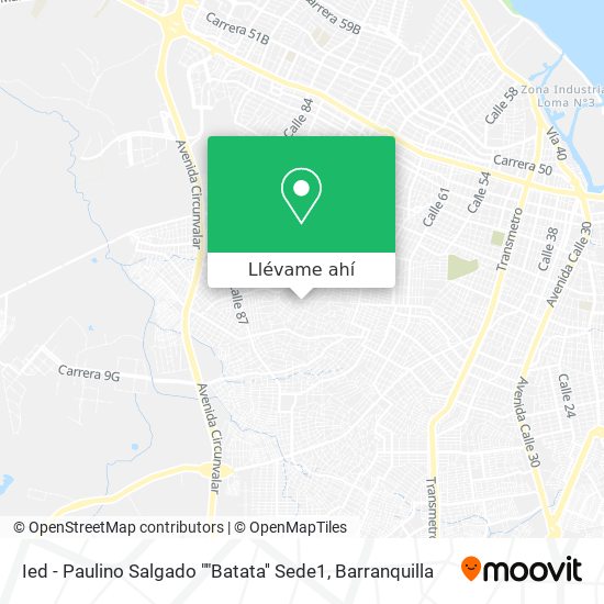 Mapa de Ied - Paulino Salgado ""Batata'' Sede1