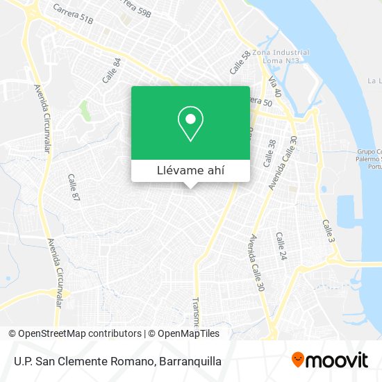 Mapa de U.P. San Clemente Romano