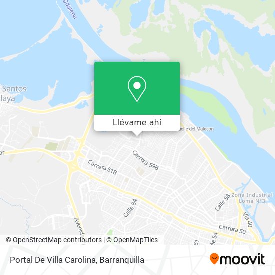Mapa de Portal De Villa Carolina