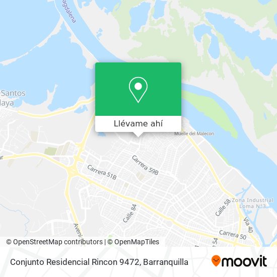 Mapa de Conjunto Residencial Rincon 9472
