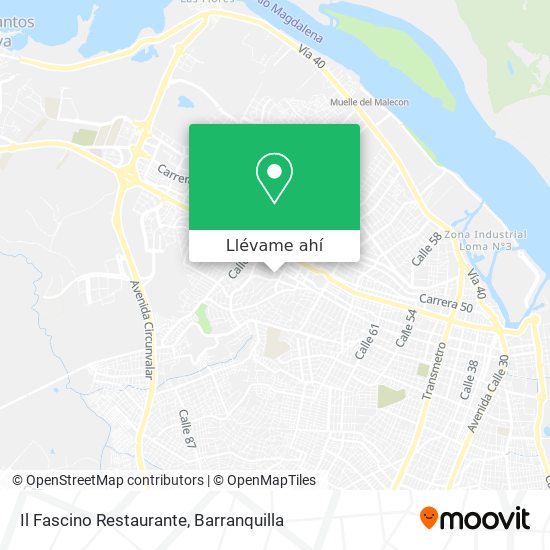 Mapa de Il Fascino Restaurante