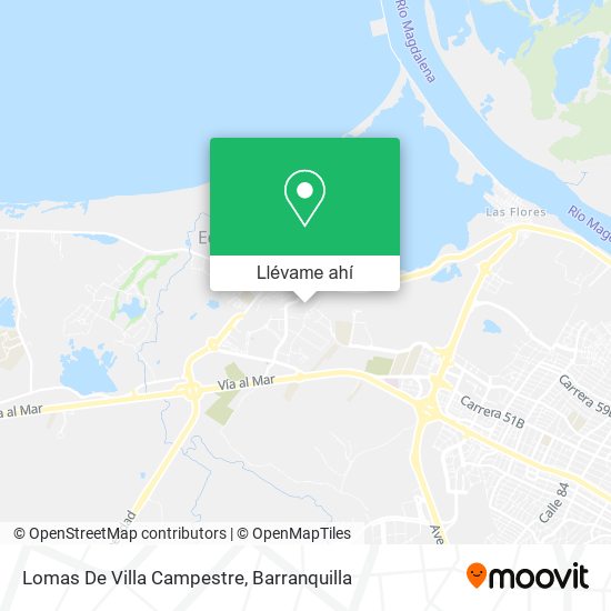 Mapa de Lomas De Villa Campestre