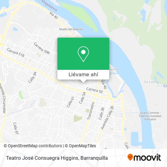 Mapa de Teatro José Consuegra Higgins