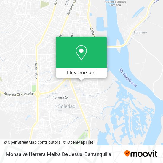 Mapa de Monsalve Herrera Melba De Jesus