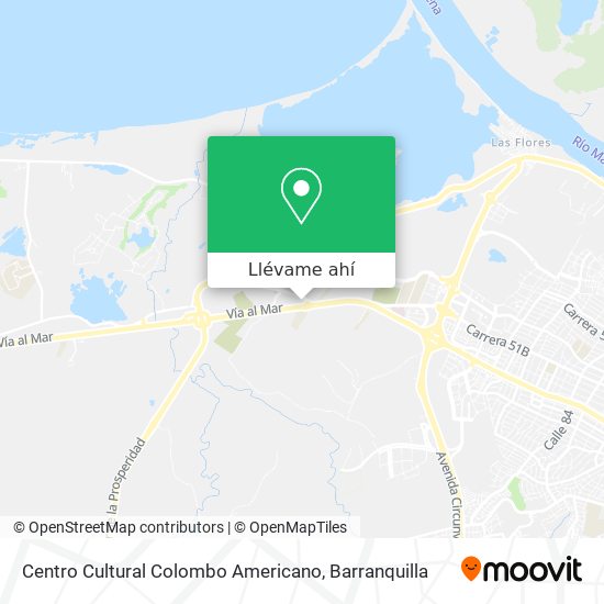Mapa de Centro Cultural Colombo Americano