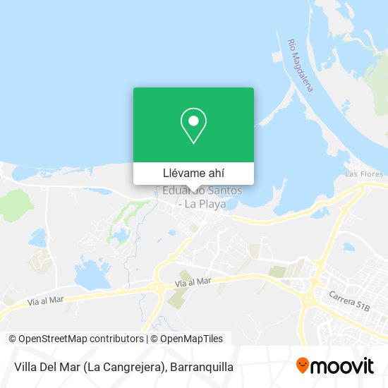 Mapa de Villa Del Mar (La Cangrejera)