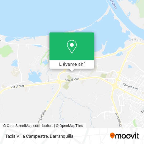 Mapa de Taxis Villa Campestre