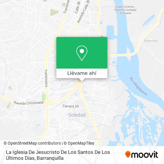 Mapa de La Iglesia De Jesucristo De Los Santos De Los Últimos Días