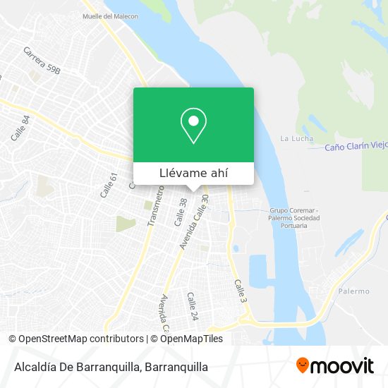 Mapa de Alcaldía De Barranquilla