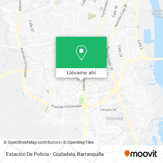 Mapa de Estación De Policia - Ciudadela