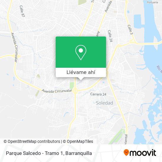 Mapa de Parque Salcedo - Tramo 1