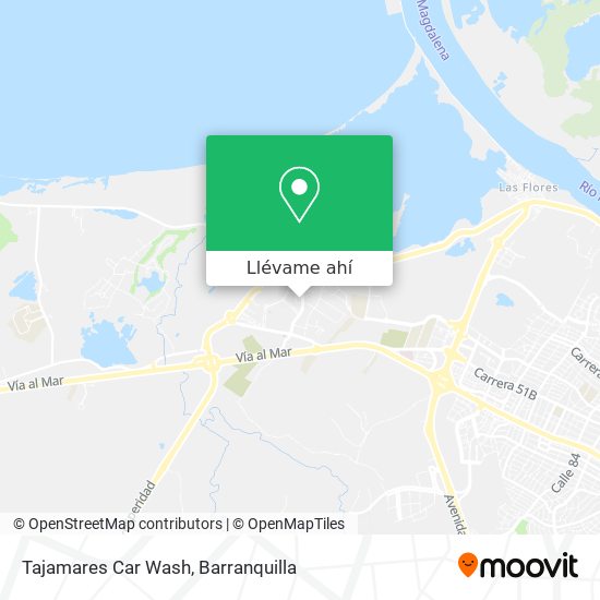 Mapa de Tajamares Car Wash