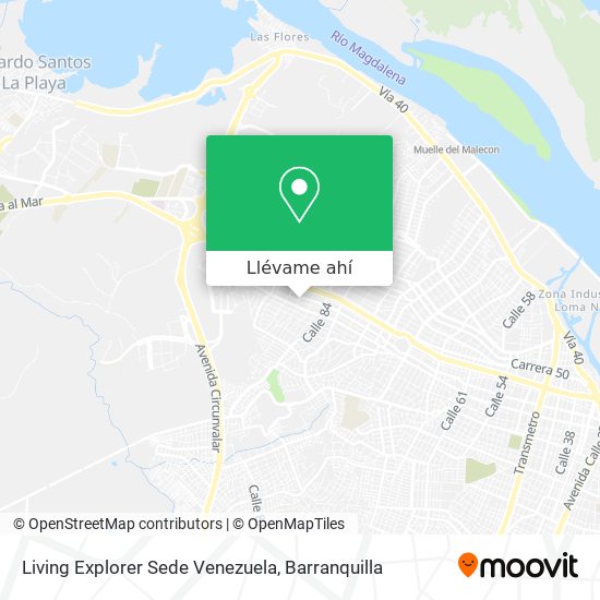 Mapa de Living Explorer Sede Venezuela