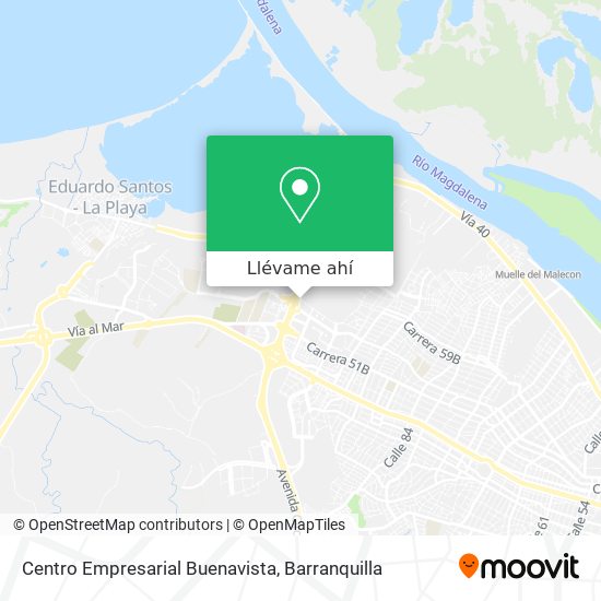 Mapa de Centro Empresarial Buenavista