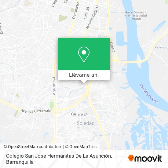 Mapa de Colegio San José Hermanitas De La Asunción