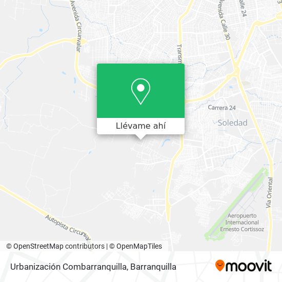 Mapa de Urbanización Combarranquilla