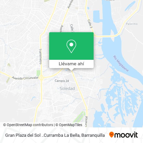 Mapa de Gran Plaza del Sol ..Curramba La Bella