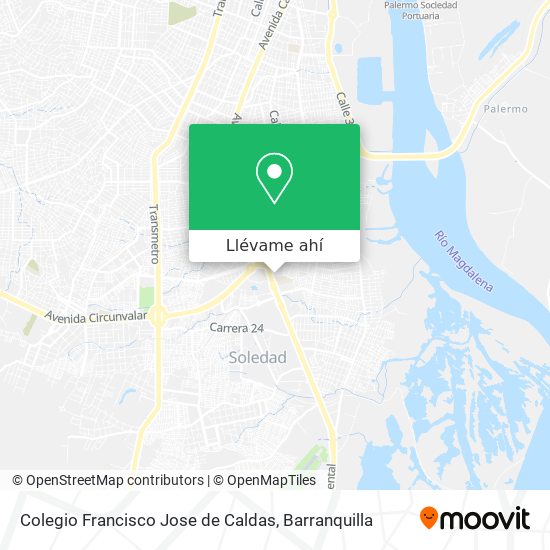 Mapa de Colegio Francisco Jose de Caldas