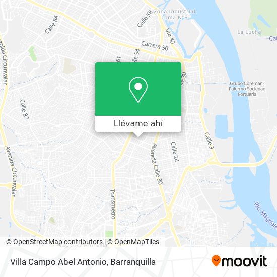 Mapa de Villa Campo Abel Antonio