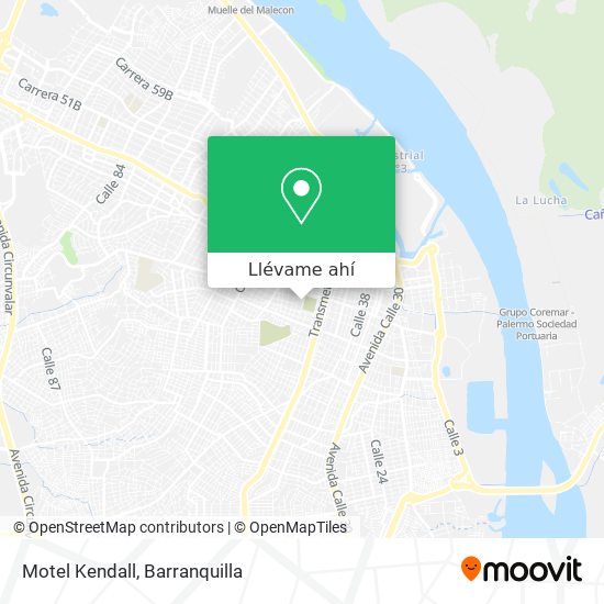 Mapa de Motel Kendall