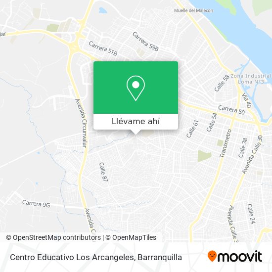 Mapa de Centro Educativo Los Arcangeles