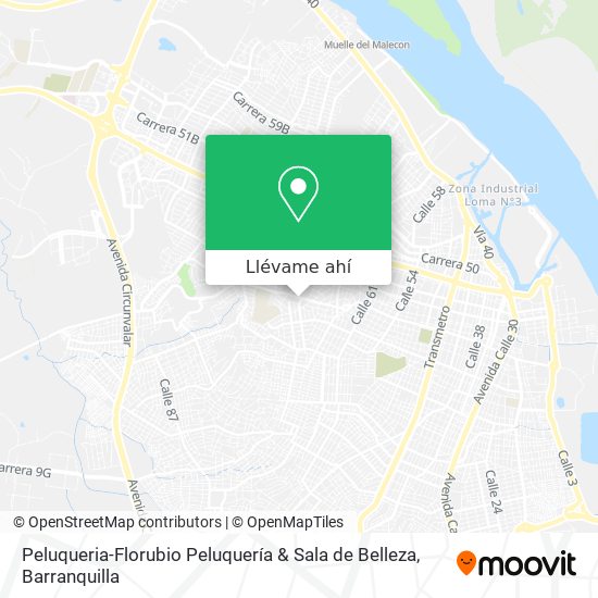 Mapa de Peluqueria-Florubio Peluquería & Sala de Belleza