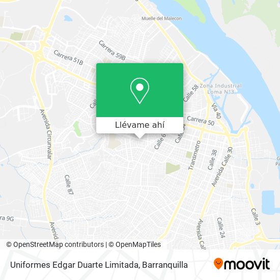 Mapa de Uniformes Edgar Duarte Limitada