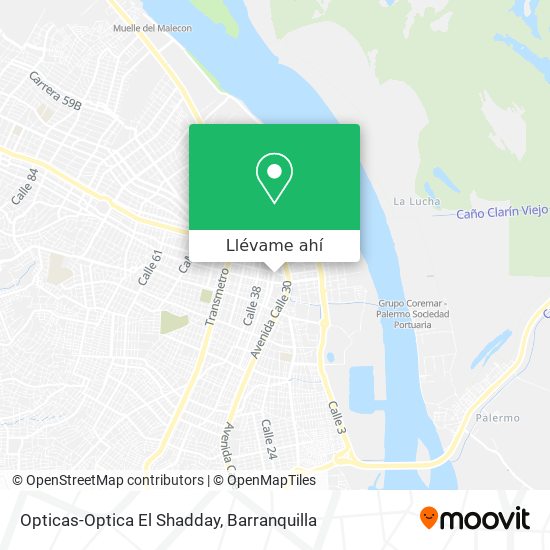 Mapa de Opticas-Optica El Shadday