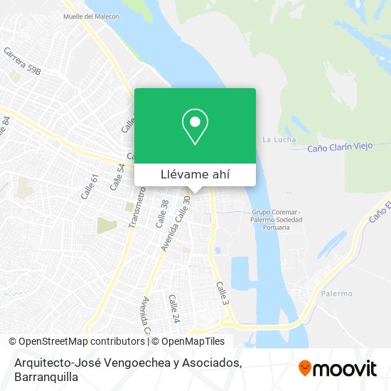 Mapa de Arquitecto-José Vengoechea y Asociados
