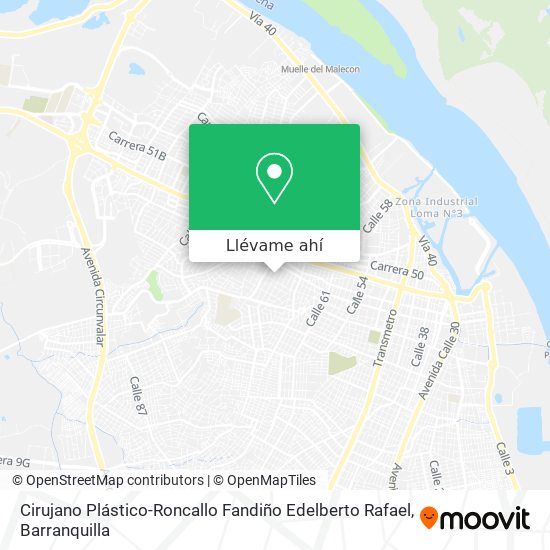 Mapa de Cirujano Plástico-Roncallo Fandiño Edelberto Rafael