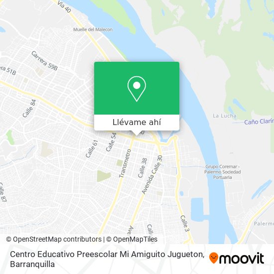 Mapa de Centro Educativo Preescolar Mi Amiguito Jugueton