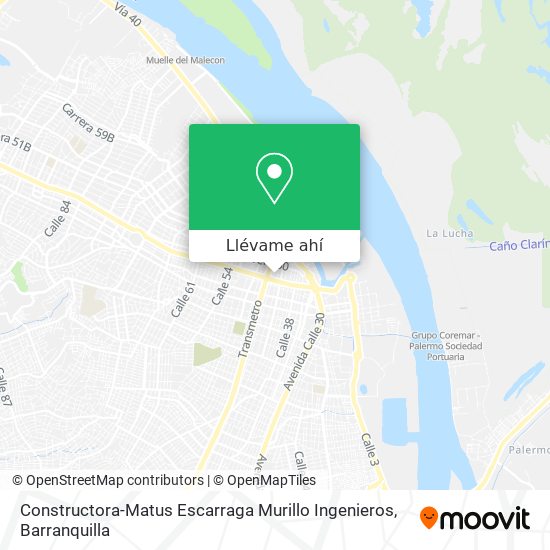 Mapa de Constructora-Matus Escarraga Murillo Ingenieros