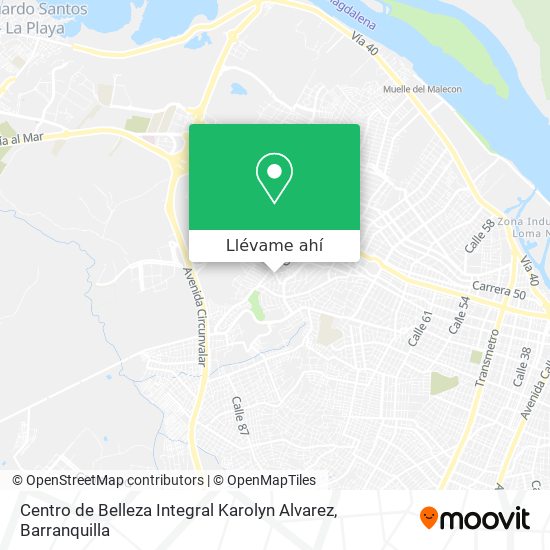 Mapa de Centro de Belleza Integral Karolyn Alvarez