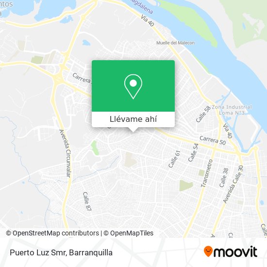 Mapa de Puerto Luz Smr