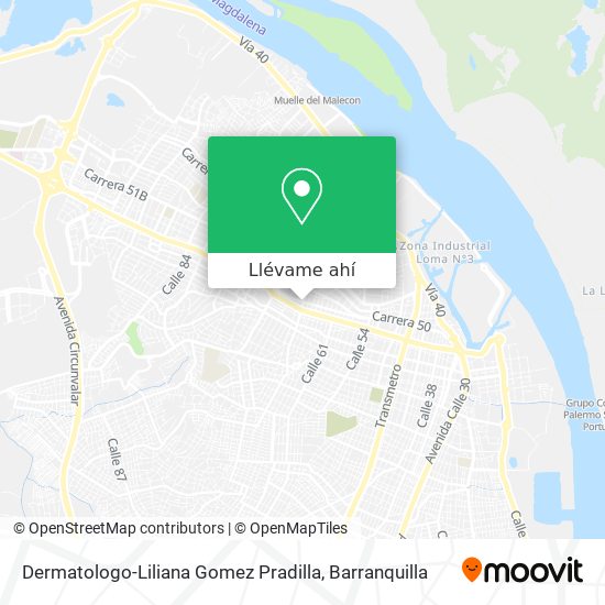 Mapa de Dermatologo-Liliana Gomez Pradilla