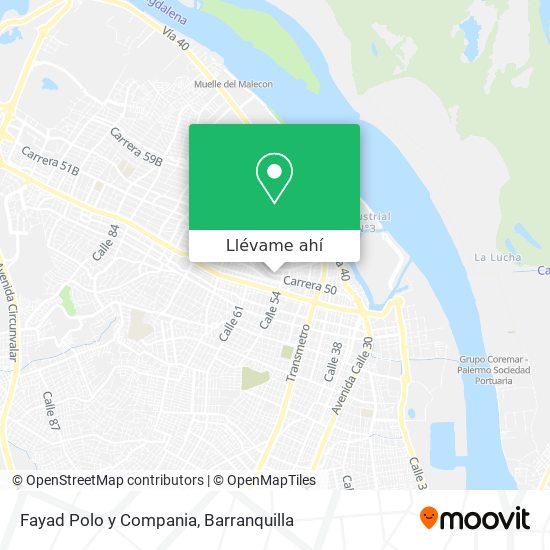 Mapa de Fayad Polo y Compania