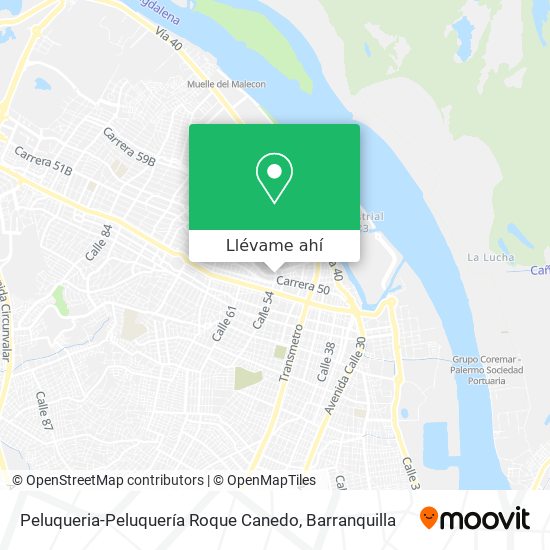 Mapa de Peluqueria-Peluquería Roque Canedo